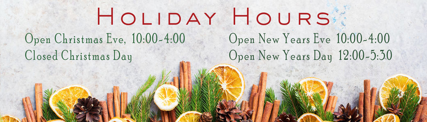 Holiday Hours Banner